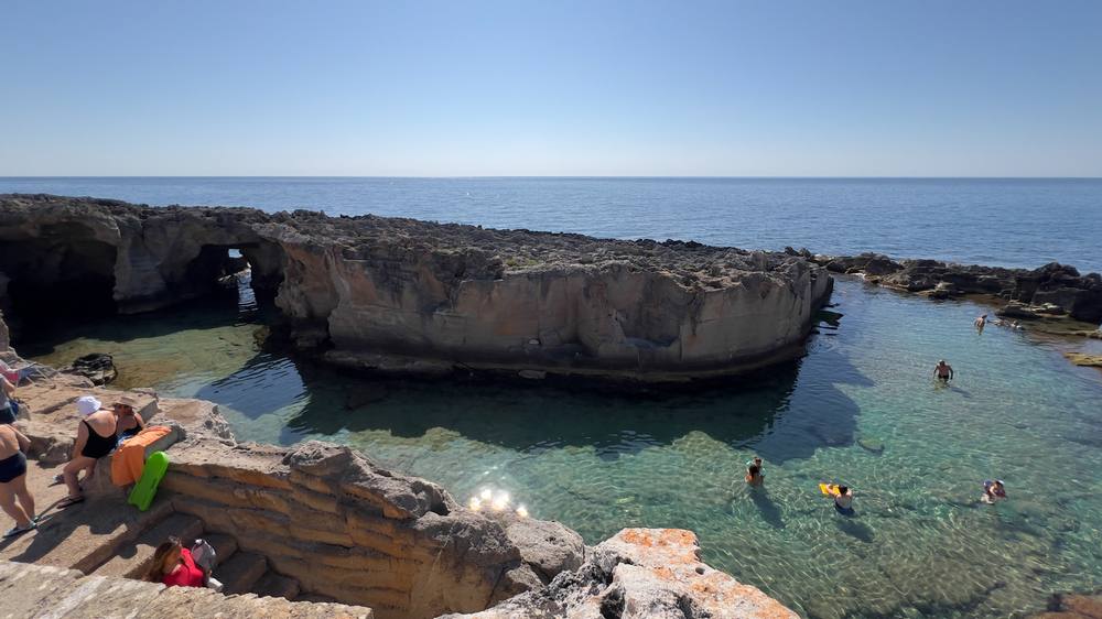 Piscina naturale di Marina Serra in Salento