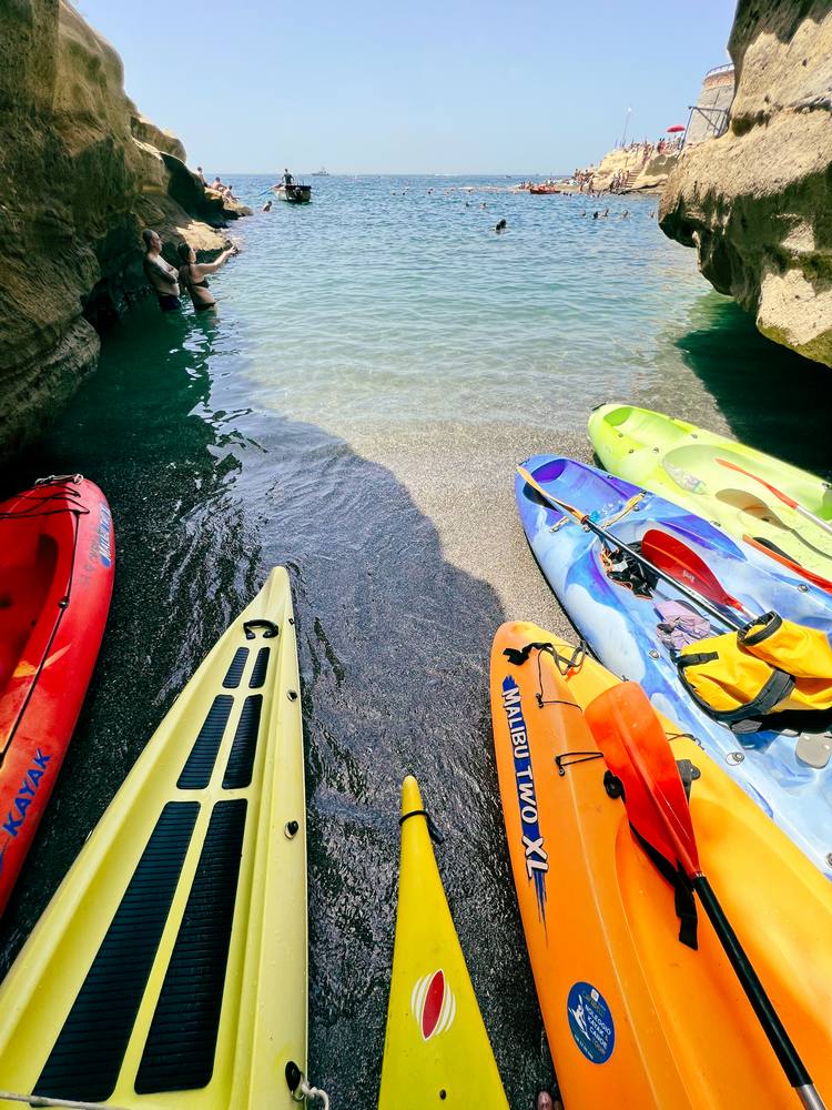 Scorcio di Posillipo dal kayak